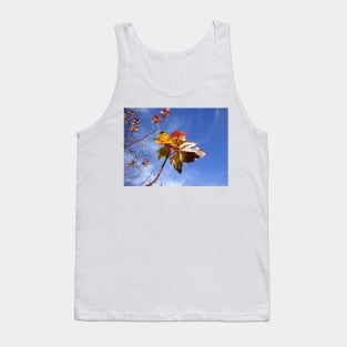 Bright Fall Leave's up in the Blue Sky Tank Top